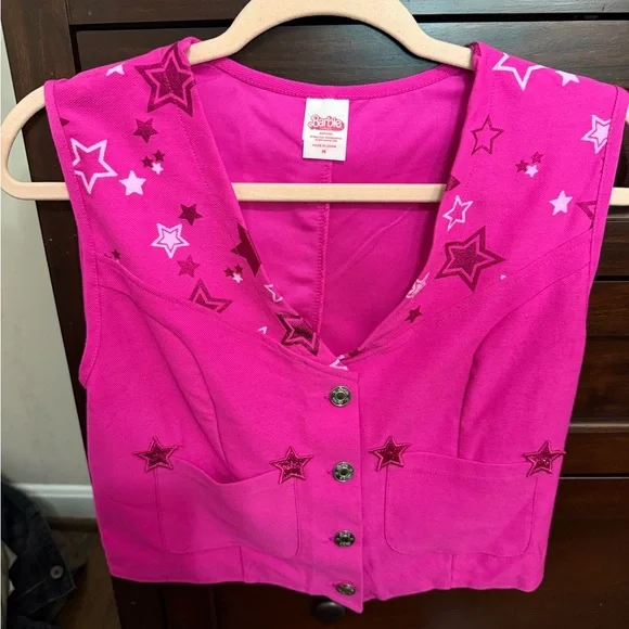 Barbie Pink Western Outfit with Flared Pants - Picture 3 of 5